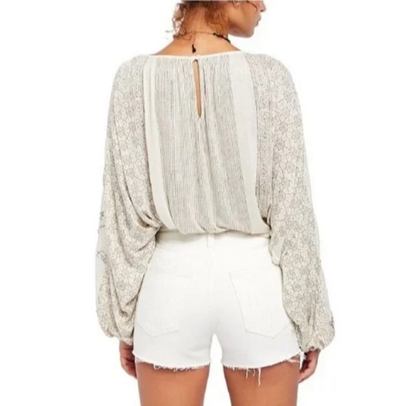 Free People Boho Indigo Dreams Tunic S/M NWT - Picture 8 of 11